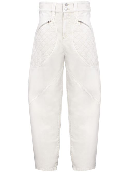 Ecru cotton denim Isabel Marant | PA0369FBB3H02I23EC